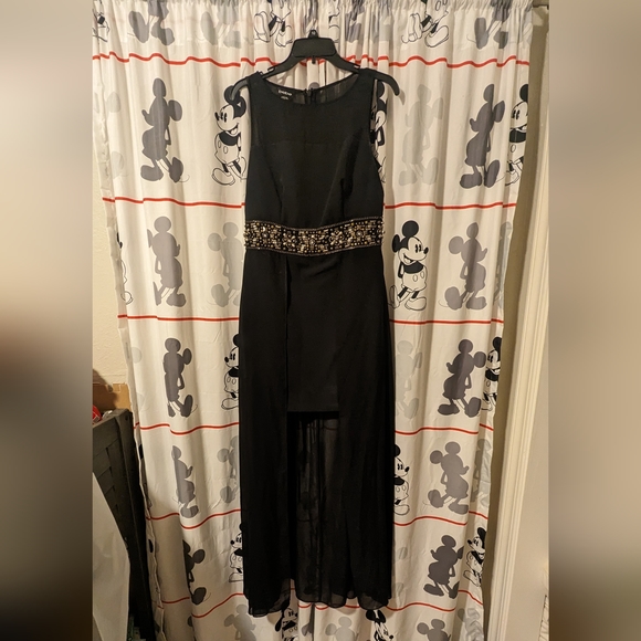 [bebe] 🖤 Sheath Train Dress - Picture 3 of 6